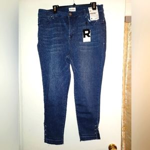 REBEL Stretch Denim Jeans. Size 18W